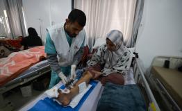 Follow up consultation at Rafah Indonesian Field Hospital, Gaza 