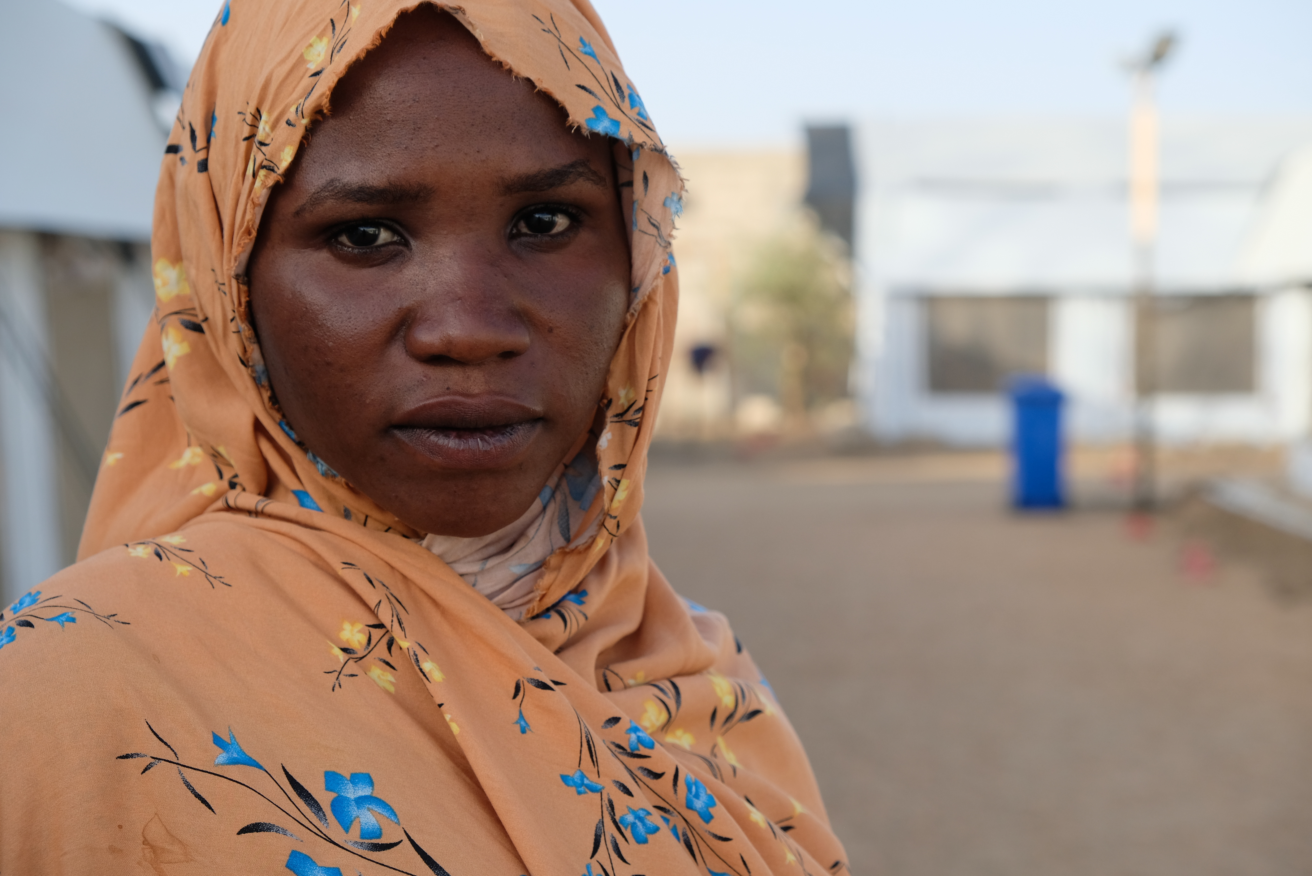 Sudanese Ruqaya, 25, refugee based in Metche camp, eastern Chad.