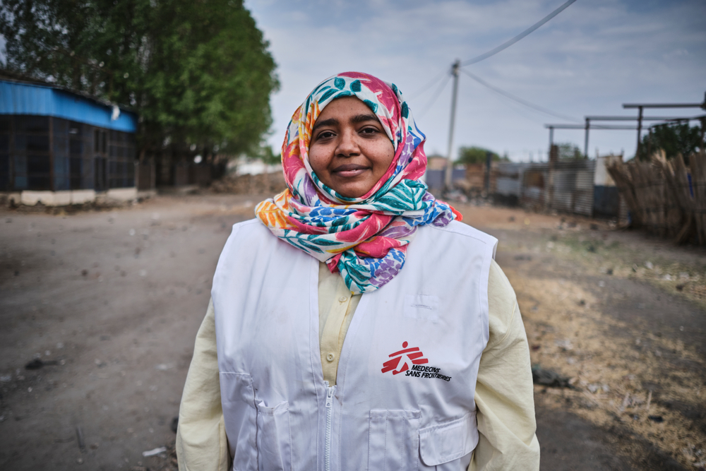 Shahd Elkamali, Coordinator for emergency of the MSF project in Renk.