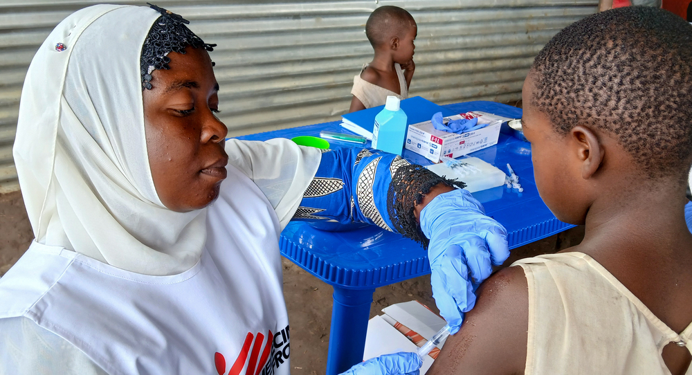 MSF supporting Congolese refugees in the Musenyi site