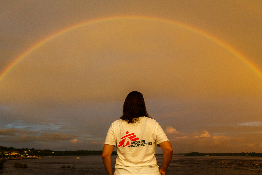MSF logo rainbow
