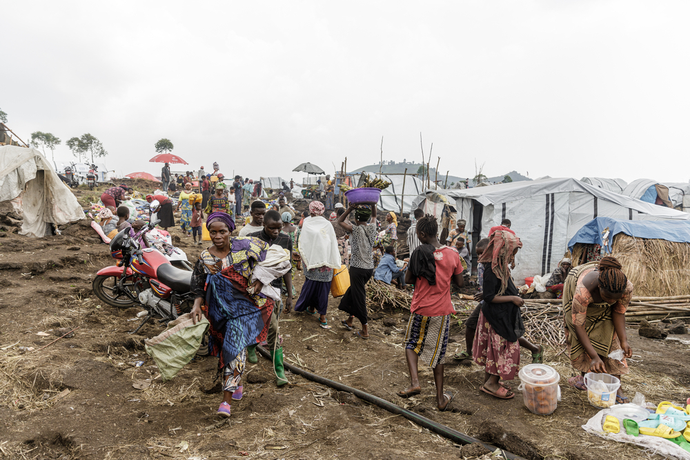 View of the Bulengo IDP site [© Michel Lunanga/MSF]