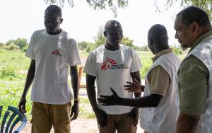 Sworo Scopas Duku is a South Sudanese working with MSF in South Sudan. 