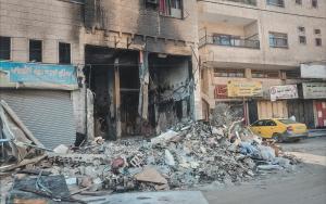 Destruction in Jenin
