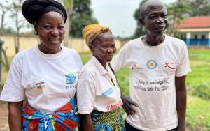 Central African Republic: community aid groups help HIV patients to live openly and confidently