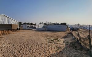 MSF’s Al-Mawasi temporary primary healthcare centre in Rafah opened in January 2024