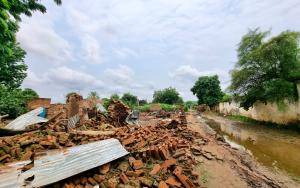 Massive flooding in eastern Chad