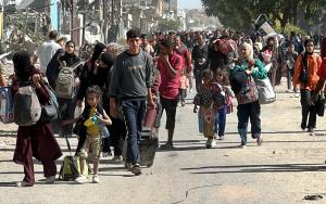 Displacement in north Gaza