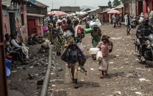IDP leaving camps around Goma