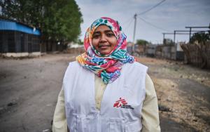 Shahd Elkamali, Coordinator for emergency of the MSF project in Renk.