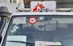 MSF vehicles shot in Port-au-Prince, Haiti