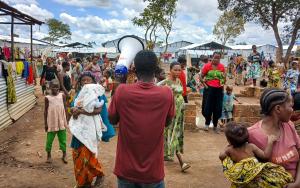 MSF supporting Congolese refugees in the Musenyi site