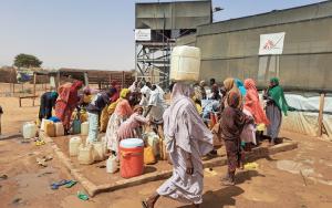 Watsan activities in Adré