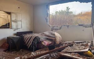 Houses and infrastructure in the southern governorates, and especially in border towns, remain destroyed one year after the escalation of the Israeli war in Lebanon. Aita ash-Shaab, Aug 2025.