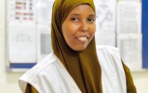Marian Mohamud Isak, the Nursing Activity Manager for the Baidoa project in Somalia.