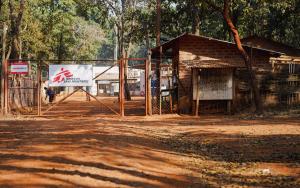 Entrance of MSF’s hospital in Nduta Camp, Tanzania.