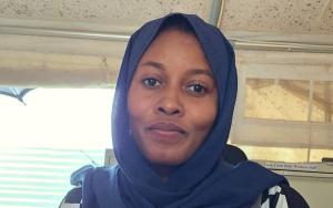 Imtithal Hamid, MSF Human Resource assistant in Sudan.