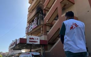 Israel’s strike on Nasser Hospital in Khan Younis, southern Gaza—the largest remaining functioning hospital in the Gaza Strip, where MSF teams work.