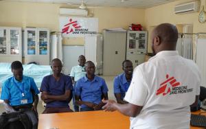 MSF Academy-supported scholarship students at Juba College of Nursing and Midwifery
