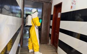 Infection prevention and control activities at Salama Clinic