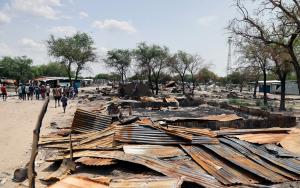  Bombarded Lankien town market