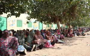 Food distribution in Nyala - Alwohda, South Darfur
