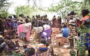 A day in an outreach activity: Triple burden of measles, malaria and malnutrition in a family