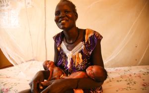 Yakong is a 36-year-old mother of seven. Her twins Both and Duoth – ‘first’ and ‘second’ in Nuer – were born in late March at MSF’s hospital in the town of Ulang, in northeastern South Sudan.