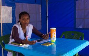 Caroline Mwakio during her time in Yambio, South Sudan 
