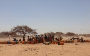 Water distribution site in Djibo, Burkina Faso