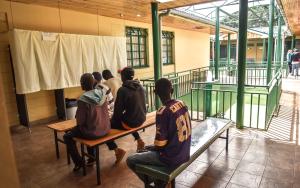 Patients waiting to take their methadone at the Karuri MAT clinic [© Paul Odongo/MSF]