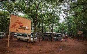 Entrance of MSF hospital in Nduta refugee camp