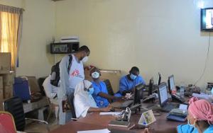 MSF is supporting the Ministry of Health through a call center and mobile teams in Niamey