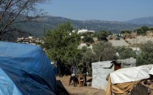 there are around 4,500 people trapped in Vathy today – a camp that has the capacity of 650 