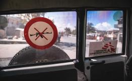 The view from an MSF vehicle in southern Haiti. 