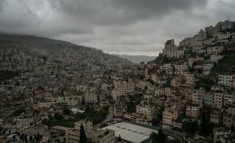 A general view of the city of Nablus on April 12, 2023.