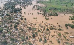 Massive flooding in eastern Chad