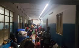 Influx of displaced people to the Masisi hospital