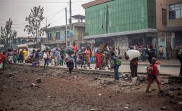 People fleeing the conflict in North and South Kivu