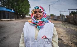 Shahd Elkamali, Coordinator for emergency of the MSF project in Renk.