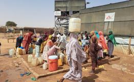 Watsan activities in Adré