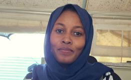 Imtithal Hamid, MSF Human Resource assistant in Sudan.