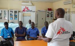 MSF Academy-supported scholarship students at Juba College of Nursing and Midwifery