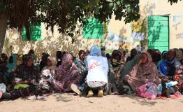 Food distribution in South Darfur
