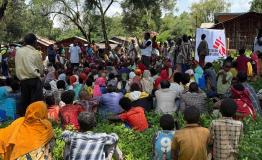 Communities waiting for medical consultations at MSF’s mobile clinic in East Wollega, Oromia Region, Ethiopia. July 2026