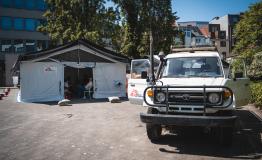 MSF staff are being trained at Brussels HQ prior their deployment on Ebola disease-related contexts. 