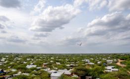 Aerial view of Dagahaley camp 