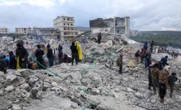 The impact of the earthquake on 6 February 2023. Idlib, Northwestern Syria. [© Omar Haj Kadour]