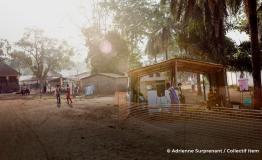 The entrance to the Bambari hospital 