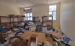 Sebeya health centre, in east Tigray, after being looted.